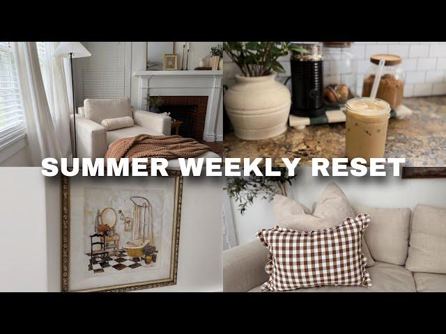 NEW!! 2025 WEEKLY RESET / EXTREME CLEANING MOTIVATION / SUMMER REFRESH