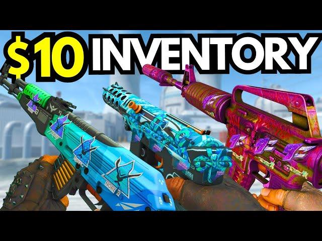 BEST CHEAP CS2 INVENTORY For Under $10 (BEST BUDGET CS2 LOADOUT 2024)