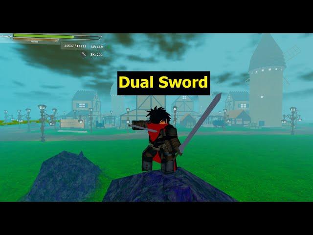 Unlocked Dual Sword in Sword Blox Online: Rebirth | Roblox