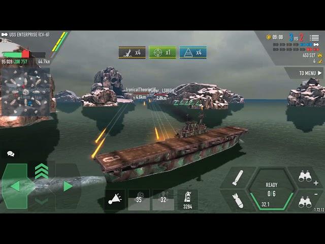 [Battle Of Warships] USS Enterprise Air attack collection !