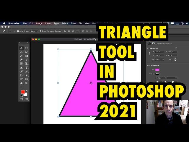 How To Use Triangle Tool In Photoshop Tutorial | Graphicxtras