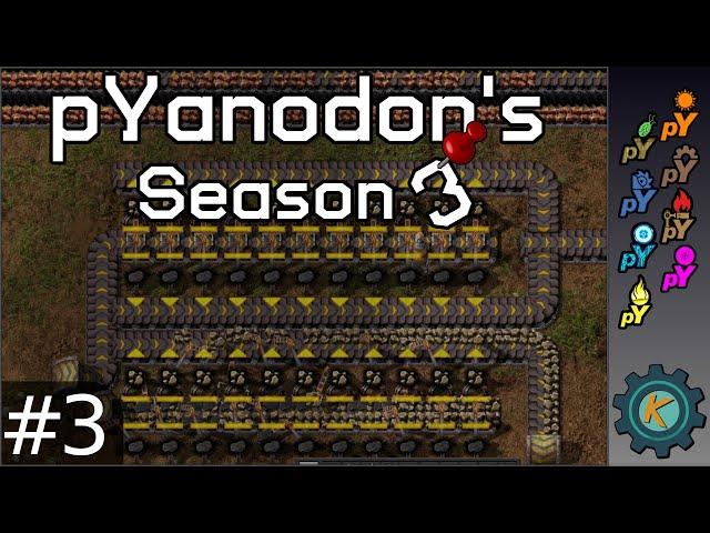 Automating Copper & Stone & Kerogen Whilst Being A Poor Boy - Factorio pYanodon's S3E3