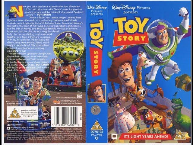 Toy Story UK VHS opening and closing (1996)