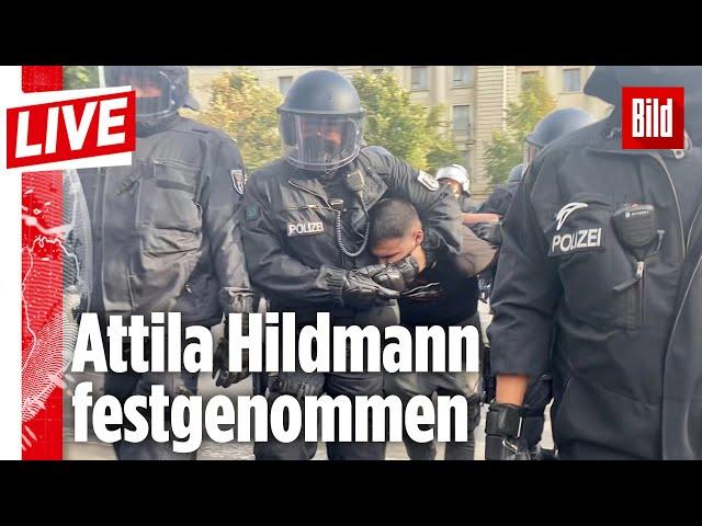   Corona-Demos in Berlin: Attila Hildmann vor der russischen Botschaft festgenommen | BILD Live