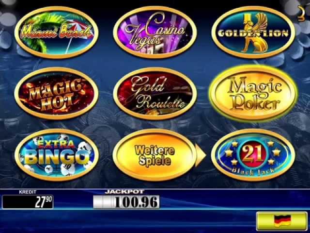 VEGAS MULTIGAME MENU