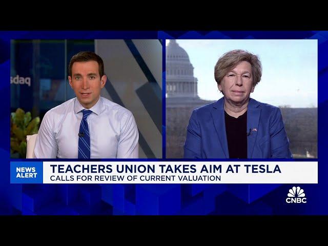 AFT President on Tesla valuation review: This is about securing people's retirement benefits