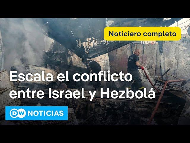  DW Noticias 24 noviembre: Hezbolá lanzó más de 200 proyectiles contra Israel [Noticiero completo]