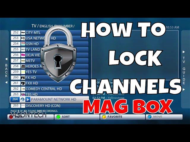 How To Block TV Channels On The MAG 322w1 Box