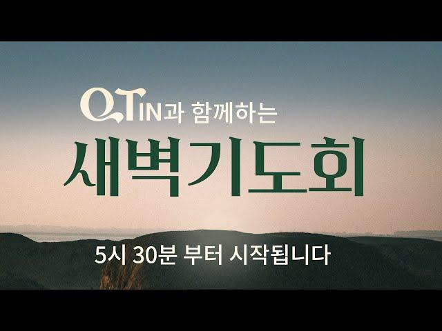 2025-03-11 (화) | 큐티인 | 누가복음 14:1-14 | 하나님 나라의 원리 | 김의환 목사 | 우리들교회 새벽기도회