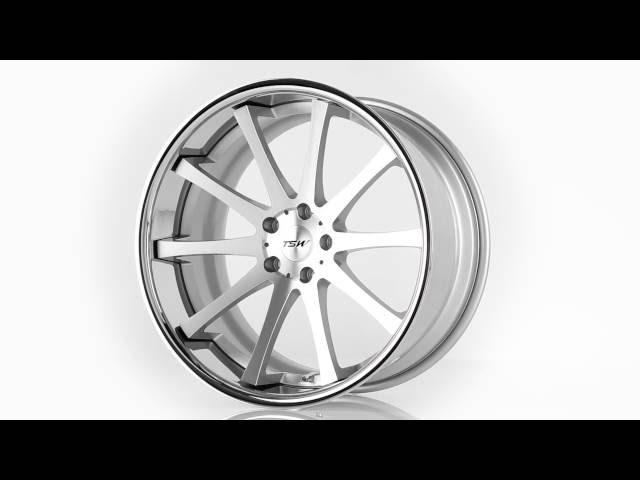 TSW Alloy Wheels Jerez - Silver with Machine Face & Chrome Stainless Lip