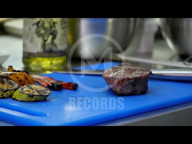 Roasted Veal Fillet is on a Cutting Board