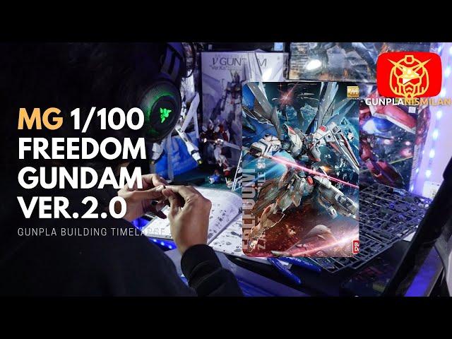 MG 1/100 ZGMF-X10A Freedom Gundam 2.0 - GUNDAM SEED (timelapse)