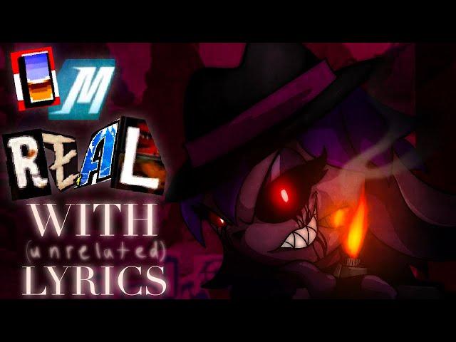 I’M REAL WITH (Unrelated) LYRICS | FNF / Sonic Originals OST Vol.1 by @theseaisred07