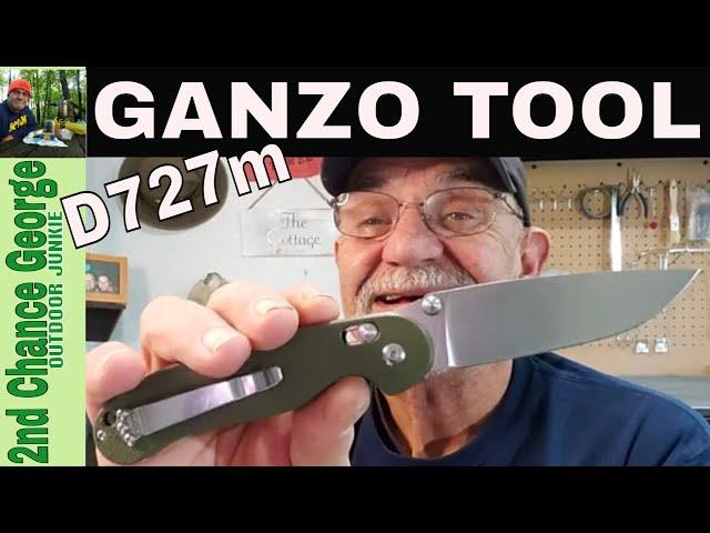 The Best Work Edc Pocket Folding Knife: The Ganzo Tool D727m-gr