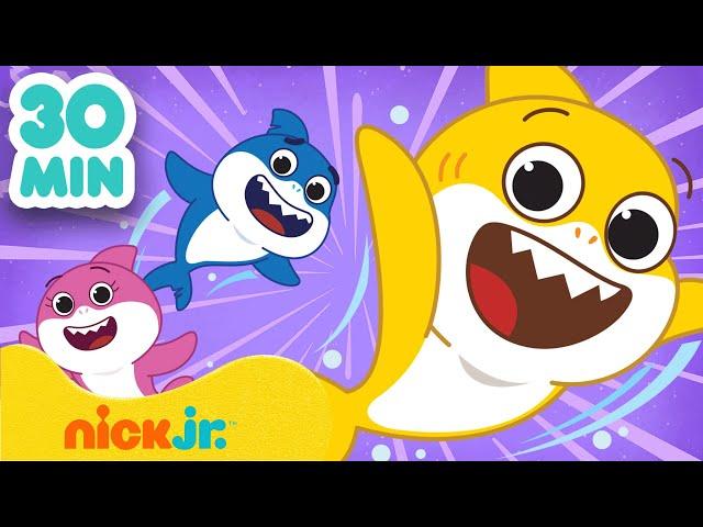 Большое шоу Акулёнка | 30 МИН. лучших песен Акуленка | Nick Jr. Cyrillic