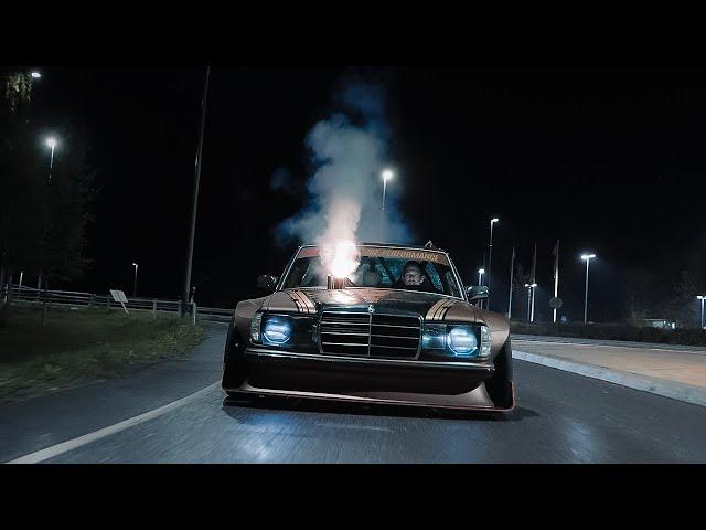 WORLDS FIRST CARBON FIBER MERCEDES S123!! - Black Smoke Performance