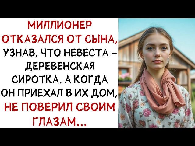 Миллионер отказался от сына, узнав, что его невеста — деревенская сиротка, но.. ИСТОРИИ ИЗ ЖИЗНИ