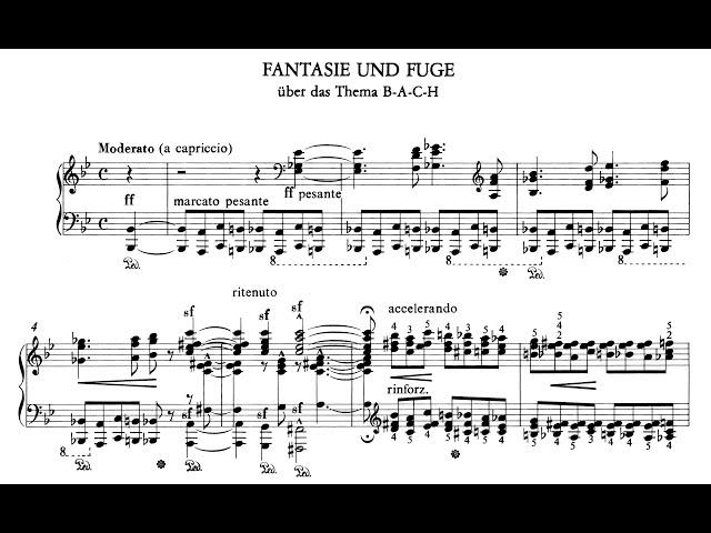 Liszt: Fantasy and Fugue on B-A-C-H, S.529 (Kun-Woo Paik, Dacic, Shimkus, Simonian, Jando)