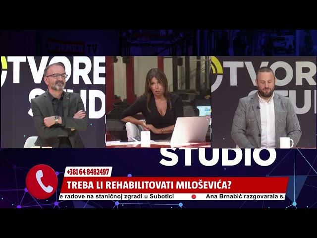 OTVORENI STUDIO - Peti oktobar je bio katastrofa za Srbe, Milošević zaslužuje rehabilitaciju?!