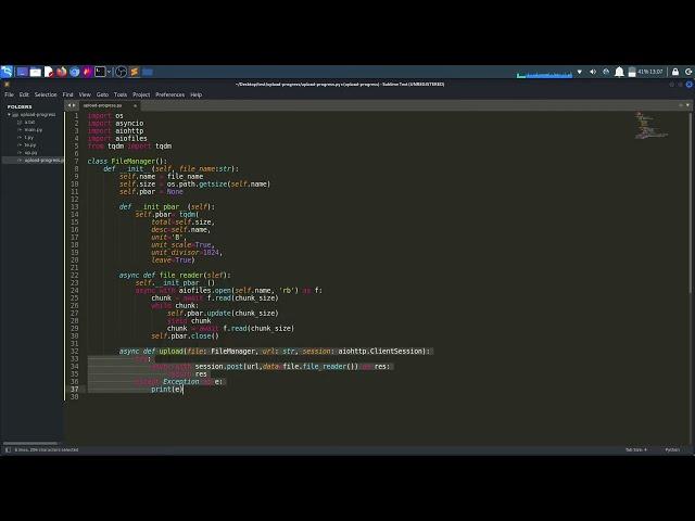 upload file #progress bar in #python