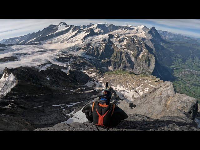 The Most Beautiful Wingsuit Flight I've Done | Wetterhorn 3690m | Swiss