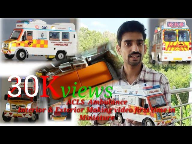 first interior setup miniature Ambulance.Force Ambulance comple solution for Emergency Services.ACLS