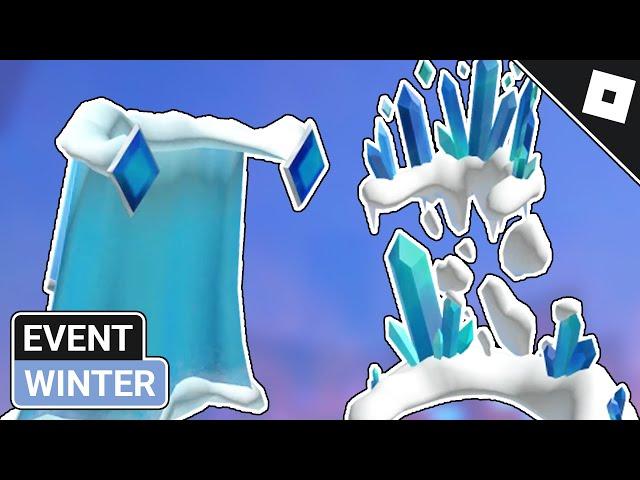 [EVENT] How to get the SNOWY ADVENTURE CAPE & CRYSTAL FALLS CAPE in the WINTER SPOTLIGHT HUB Roblox