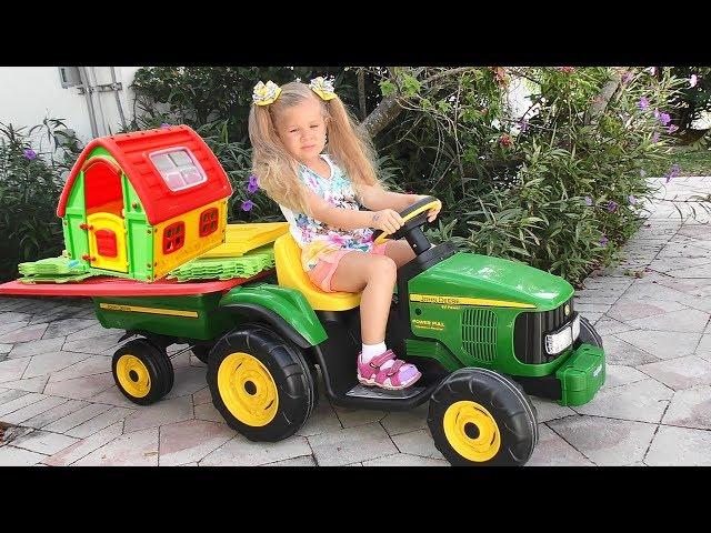 Roma and Diana Pretend Play with toys and Playhouse, Top Videos by Kids Roma Show!