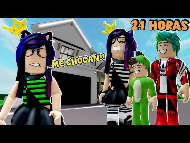 24 HORAS MOLESTANDO A LA GEMELA MALVADA en Brookhaven | Kori Roblox