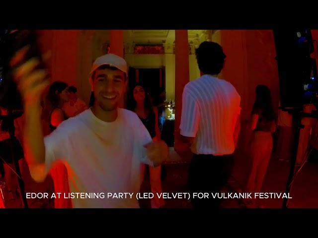 Edor for Vulkanik Fest during Led Velvet Tempio's listening party