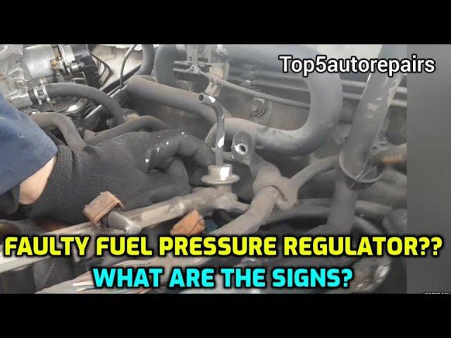 SIGNS OF A FAILING FUEL PRESSURE REGULATOR GOING BAD