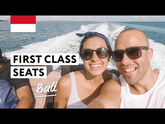 FIRST CLASS boat seats NUSA PENIDA (best island Indonesia)