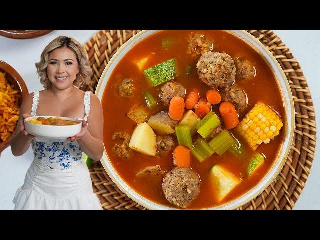 CALDO DE ALBÓNDIGAS, a fast & easy recipe EVERYONE loves and should know how to make!