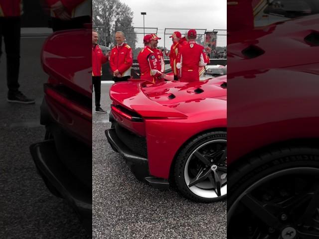 Ferrari F80 Sound & Moving!  #ferrari #f80 #hypercar #new #2025 #carporn