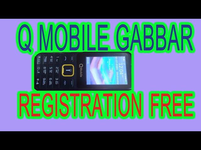 Q Mobile Ghabbar IMEI Change Method/   Free IMEI Regsitration Ghabbar Mobile,