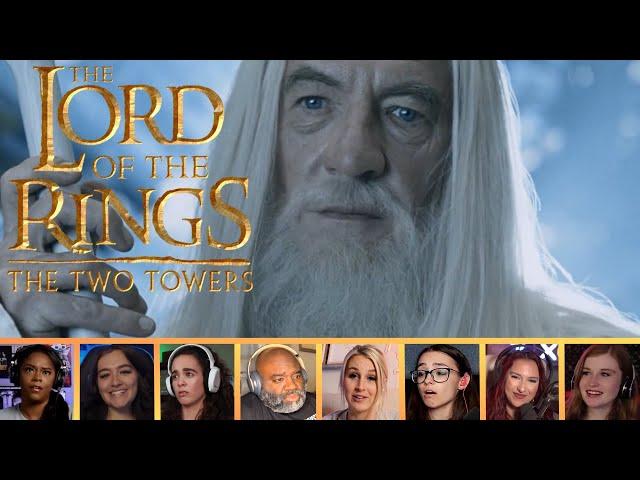 Reactors Reacting to GANDALF THE WHITE | The Lord of the Rings: The Two Towers (2002)