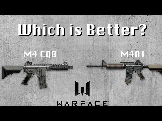 M4A1 vs. M4 CQB | Warface: Which is Better?