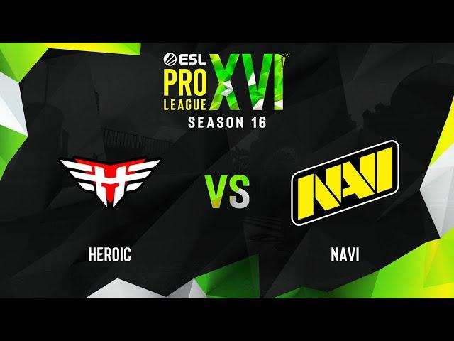 Heroic vs NaVi | Map 1 Mirage | ESL Pro League Season 16 - Playoffs