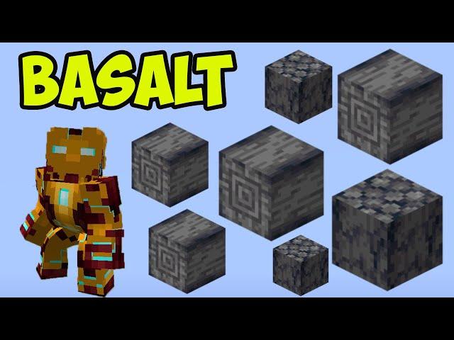 MINECRAFT How to Get an BASALT (3 WAYS) (2024) | MINECRAFT How to MAKE an BASALT