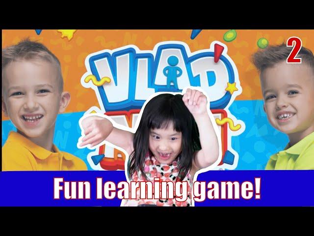 Ella plays a new learning game Vlad and Niki! Fun learning for kids