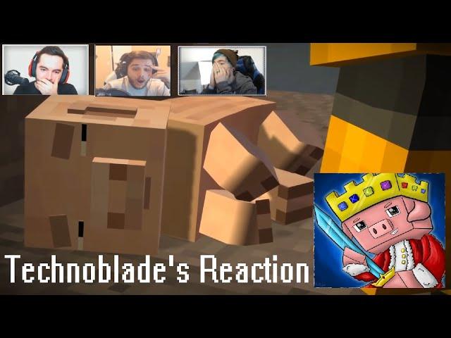 Technoblade vs Other YouTubers Reaction To Reuben's Death (Minecraft: Story Mode)