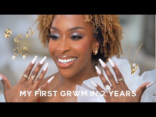 FIRST GRWM IN 2 YEARS! Get glam and Catch up | Jackie Aina