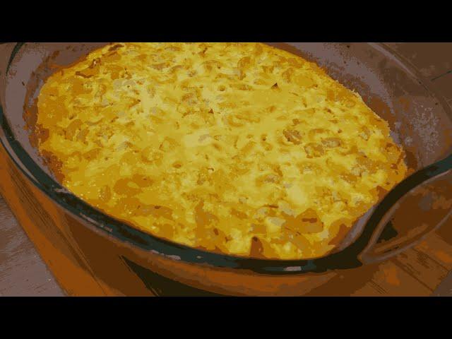 Вкус детства: Запеканка из макарон, творога и яблок