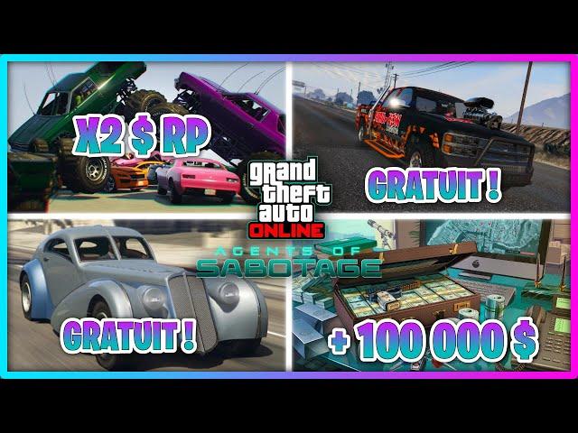 BONUS & PROMO DE LA SEMAINE SUR GTA5 ONLINE !!