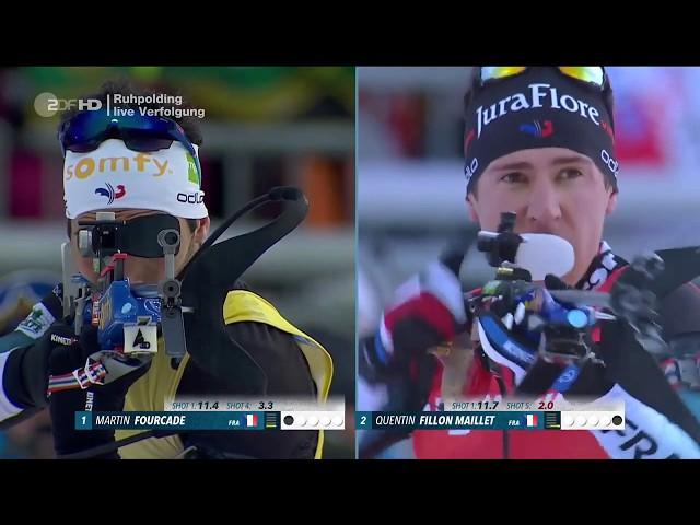 Biathlon " Verfolgung Herren " - Ruhpolding 2020 / " Pursuit Men "