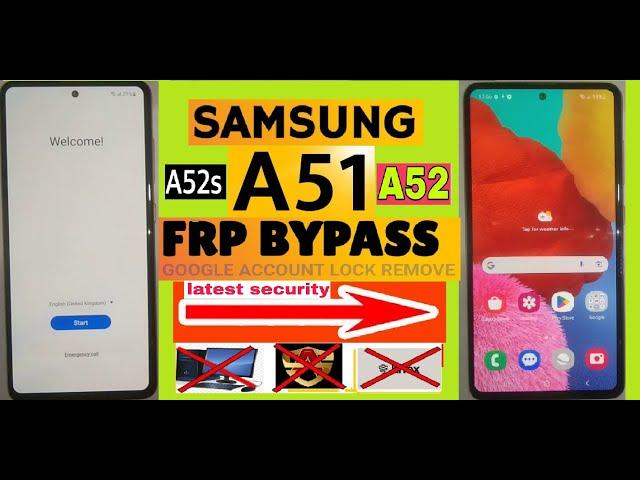 Samsung A51 FRP Bypass Android 13 Without PC | New Method 2023