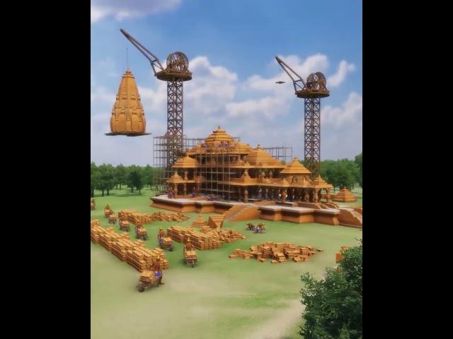 Shri Ram Mandir Game - Construction Video 