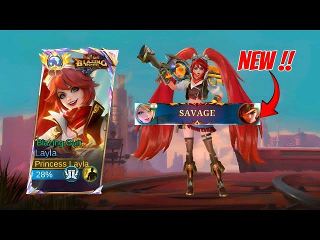 LAYLA: THE BEST SAVAGE BUILD 2025 (best build & emblems) - Mobile Legends