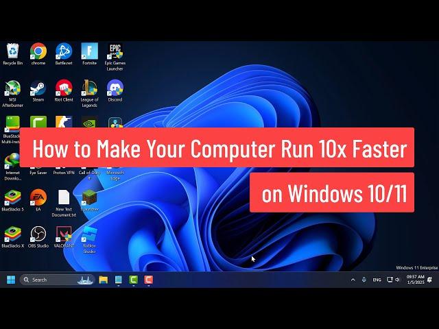 How to Make Your Computer Run 10x Faster on Windows 10/11 (2025)