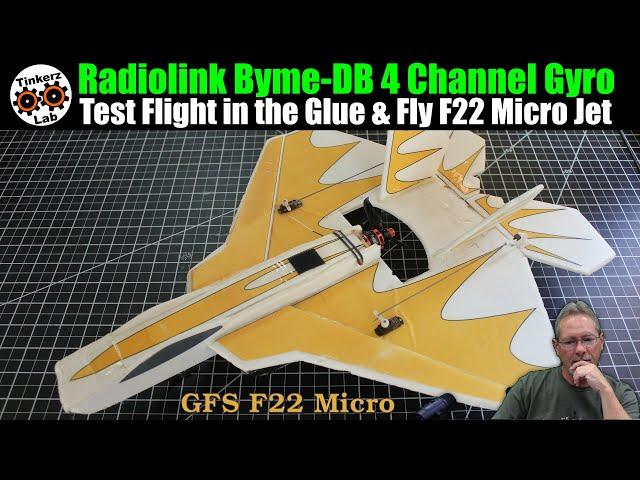 TinkerzLab RC Tech | 1st Test Flight using the Radiolink Byme-DB 4 Channel Gyro & Flight Controller